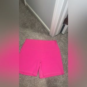 Lululemon hot pink shorts